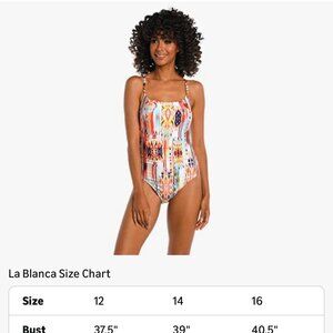 La Blanca Women's One Piece Swimsuit Lingerie Tummy Control Bathing Suit